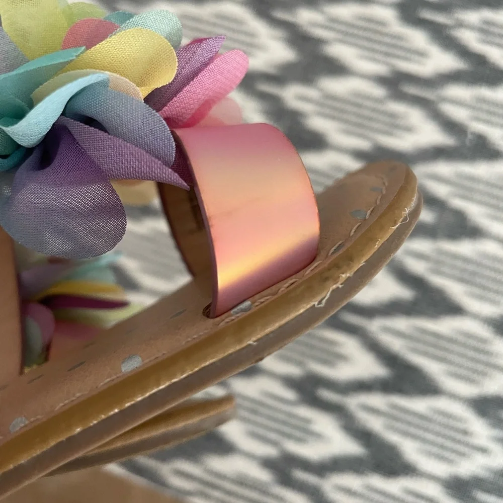 Cat & Jack: Toddler Pink and Yellow Floral Sandals